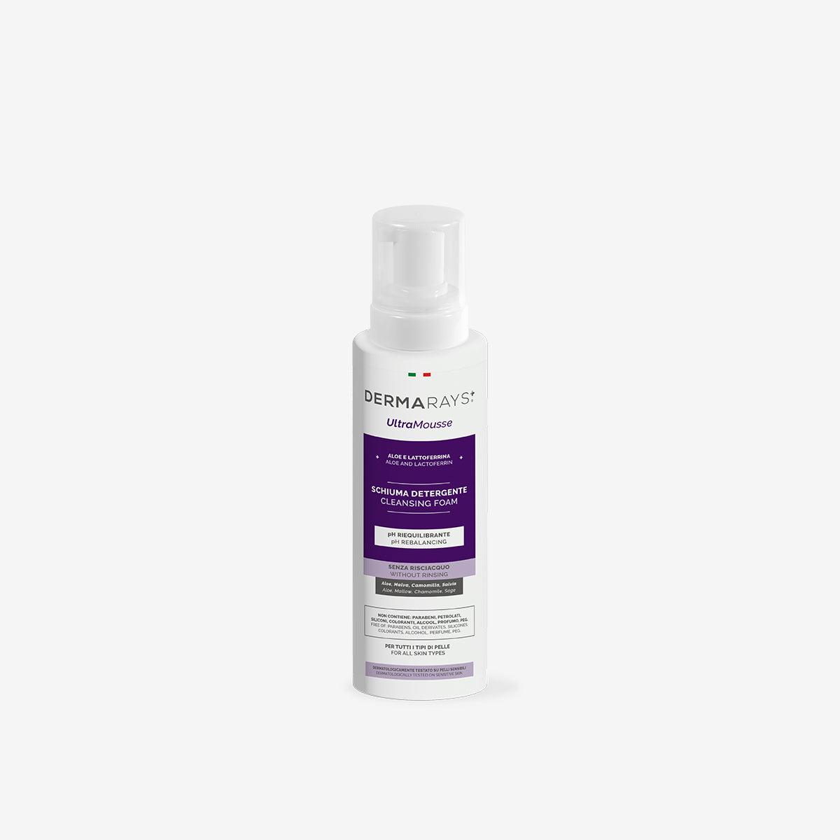 Gentle cleansing foam without rinsing