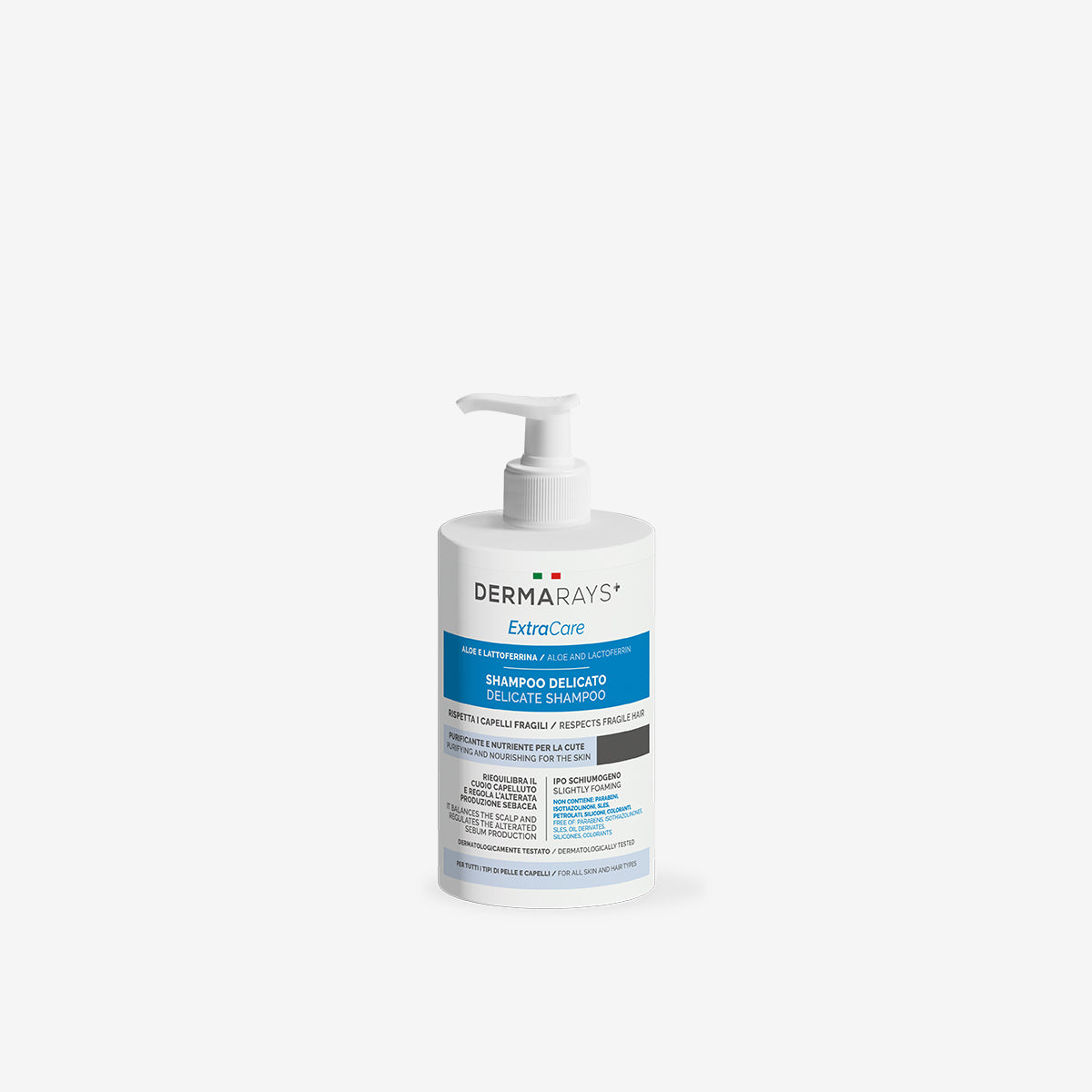 Shampoo delicato e iposchiumogeno