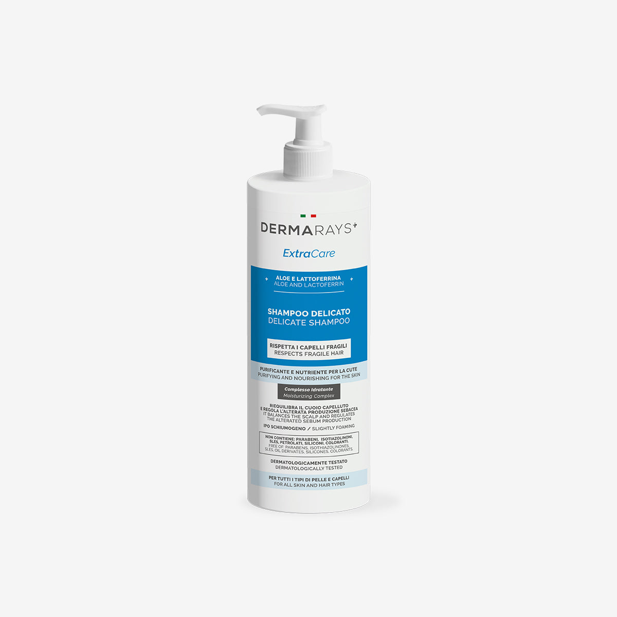 Shampoo delicato e iposchiumogeno